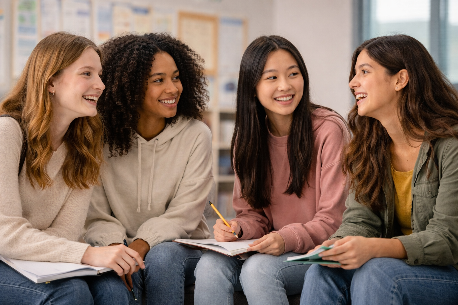 Teen client in a supportive counseling session